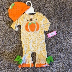Peaches N’ Cream infant Romper